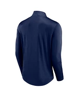 Fanatics Men's Navy Sporting Kansas City Iconic Quarter-Zip Jacket