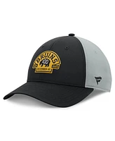 Fanatics Men's Black Boston Bruins 2024 100th Anniversary Adjustable Hat