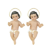 Fc Design 2-pc Set" 6"H Baby Jesus Statue Holy Figurine Statue Ornament Home Room Office Decor and Perfect Ideas for Housewarming, Holidays and Birthd