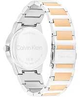 Calvin Klein Women's Ck Linear Elegance Two-Tone Stainless Steel Bracelet Watch