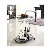 Slickblue Dazzling Serving Cart for Stylish Home Entertaining and Decor