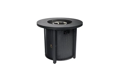 Slickblue Propane Round Fire Table 40000 Btu Propane Fire Pit Table