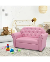Gouun Kids Princess Armrest Chair Lounge Couch