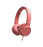 Philips H4105 On-Ear Wired Headphones - Red