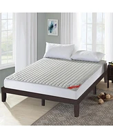 Gouun 14 Inch King Size Wood Platform Bed Frame