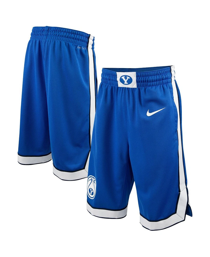 Nike Men's Royal Byu Cougars Replica Performance Basketball Shorts