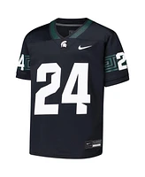 Nike Big Boys and Girls 24 Black Michigan State Spartans Untouchable Football Jersey