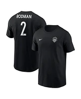 Nike Men's Trinity Rodman Black Washington Spirit Core Crew Neck T-Shirt
