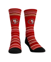 Rock 'Em Men's San Francisco 49ers Primary Crew Socks Boxer Briefs Combo Pack