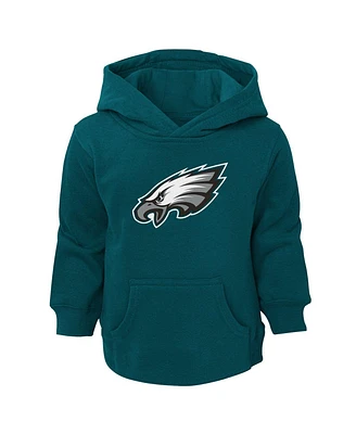 Outerstuff Toddler Midnight Green Philadelphia Eagles Logo Pullover Hoodie