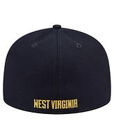 New Era Men's Navy West Virginia Mountaineers 59FIFTY Fitted Hat