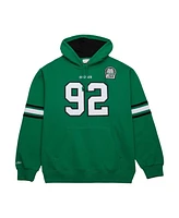 Mitchell & Ness Men's Reggie White Kelly Green Philadelphia Eagles Retired Player Name Number Pullover Hoodie