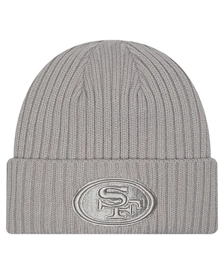 New Era Men's Gray San Francisco 49ers Color Pack Cuffed Knit Hat