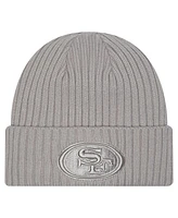 New Era Men's Gray San Francisco 49ers Color Pack Cuffed Knit Hat