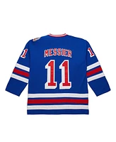 Mitchell & Ness Men's Mark Messier Blue New York Rangers Big Tall 1993/94 Line 2.0 Jersey