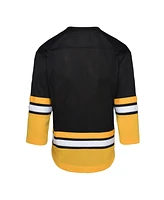 Outerstuff Big Boys and Girls Black Boston Bruins 100th Anniversary Replica Jersey