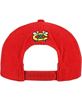 '47 Brand Men's Red Chicago Blackhawks Crosstown Corduroy Hitch Adjustable Hat