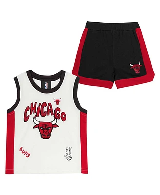 Outerstuff Preschool Chicago Bulls Mesh Tank Top and Shorts Set