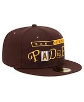 New Era Men's Brown San Diego Padres Ransom 59FIFTY Fitted Hat