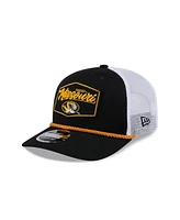 New Era Men's Black Missouri Tigers 9seventy Coolera Trucker Stretch-Snap Hat