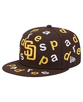 New Era Men's Brown San Diego Padres Team Confetti 59FIFTY Fitted Hat