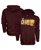 Blue 84 Men's Maroon Arizona State Sun Devils 2024 Big 12 Football Conference Champions Locker Room Pullover Hoodie