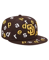 New Era Men's Brown San Diego Padres Team Confetti 59FIFTY Fitted Hat