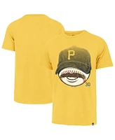 '47 Brand Men's Paul Skenes Gold Pittsburgh Pirates Mustache Franklin T-Shirt