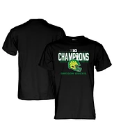 Blue 84 Men's Black Oregon Ducks 2024 Big Ten Football Conference Champions Locker Room T-Shirt