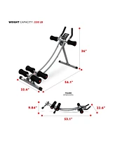 Sunny Health & Fitness Core Glider Ab Waist Trainer Machine - Sf-A022005