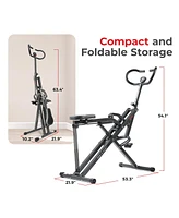Sunny Health & Fitness Upright Row-n-Ride Plus Assisted Squat Machine