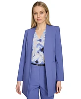 Calvin Klein Women's Lux Open-Front Blazer