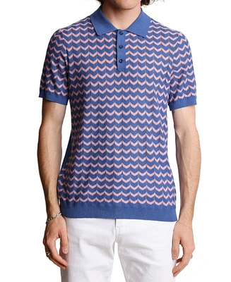 Paisley & Gray Men's Chevron-Pattern Polo Shirt