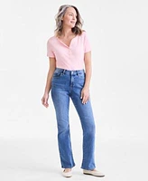 Style Co Womens Mid Rise Curvy Bootcut Jeans Regular Short Long Lengths 2p 28w Created For Macys