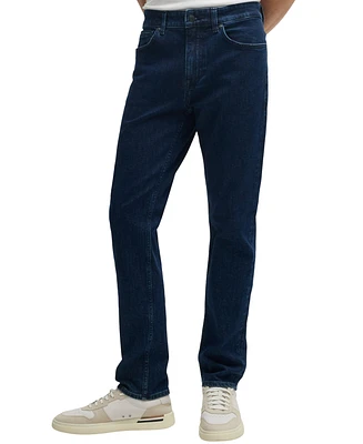 Boss by Hugo Men's Slim-Fit Indigo Blue Jeans