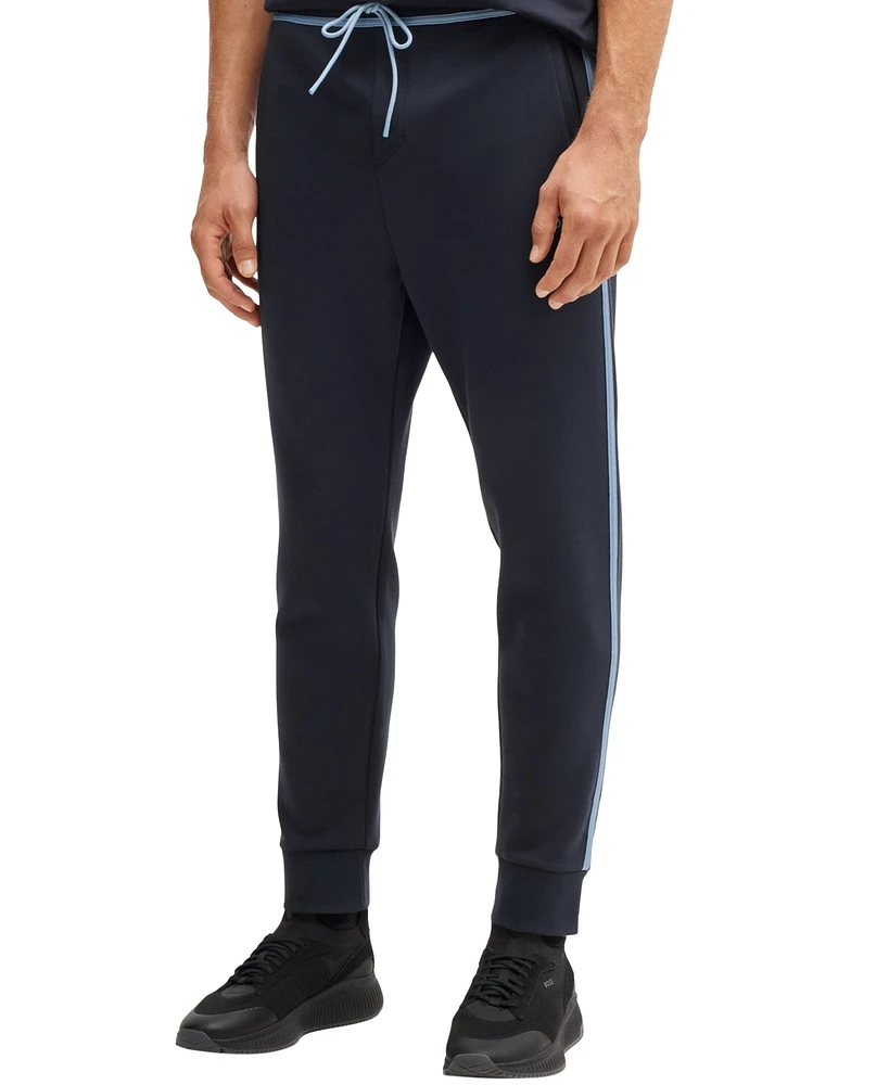 Boss by Hugo Men's Tape Logo Tracksuit Bottoms