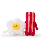 Geoffrey's Toy Box Buddies Bacon and Eggs Plush Toy Set