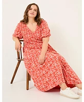 FatFace Plus Danielle Midi Dress