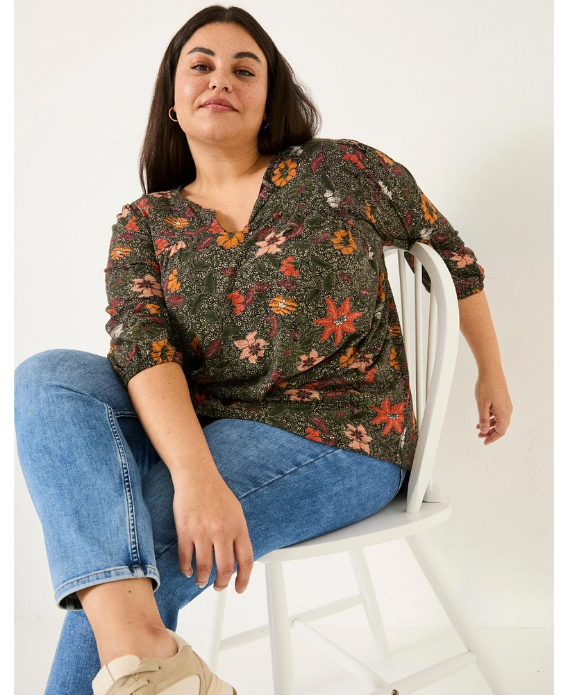 FatFace Plus Womens's Enya Floral Tunic