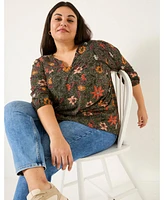 FatFace Plus Womens's Enya Floral Tunic