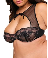 Adore Me Plus Cordelia Push Up Balconette Bra