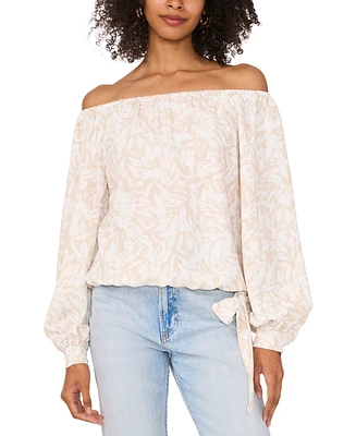 Vince Camuto Women's Off-The-Shoulder Long-Sleeve Top