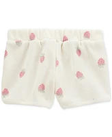 Carter's Toddler Girls Strawberry-Print Thermal Shorts