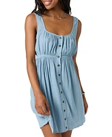 O'Neill Juniors' Korie Button-Front Mini Dress