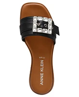 Anne Klein Women's Capara Square Toe Flat Sandals