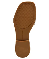 Anne Klein Women's Capara Square Toe Flat Sandals
