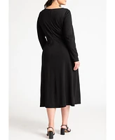 Eloquii Plus Wide Sleeve Maxi Sweater Dress