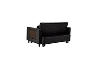 Slickblue Modern Velvet Recliner Sofa for Comfortable Living Room Seating