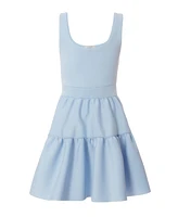 Quiz Women's Scuba Foam Tiered Skater Mini Dress
