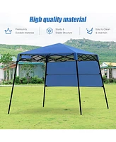 Slickblue Feet Sland Adjustable Portable Canopy Tent with Backpack